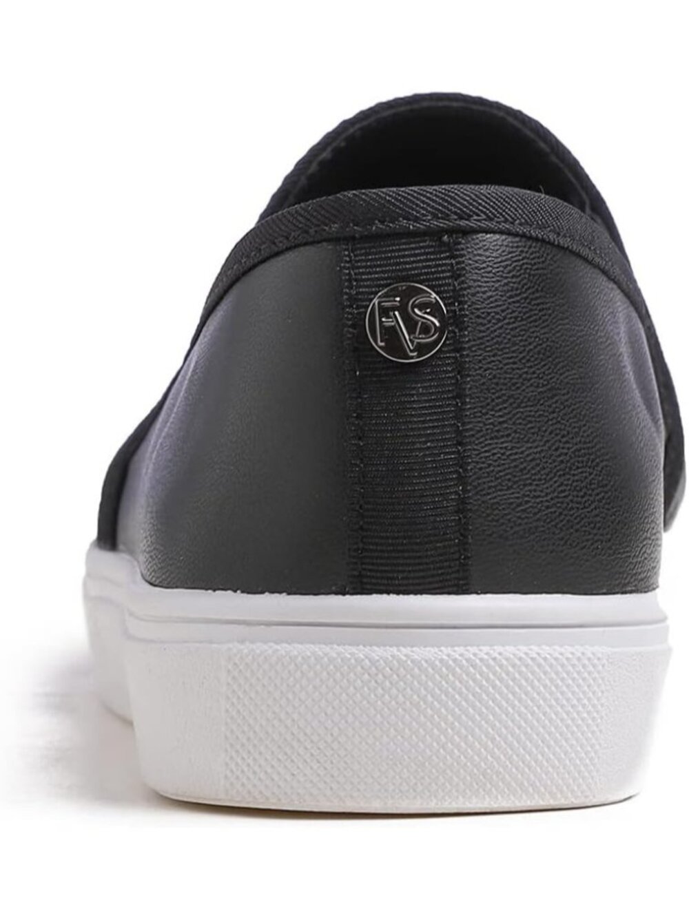 Women's Black Quilted Vegan Leather Casual Slip On Comfort  Loafer Flats Shoes - Picture 5 of 6